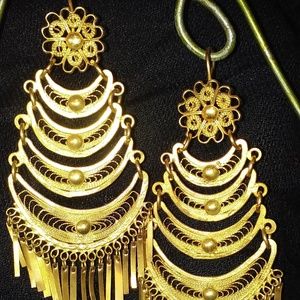 Traditional, handcrafted, vintage, artisan, earrin